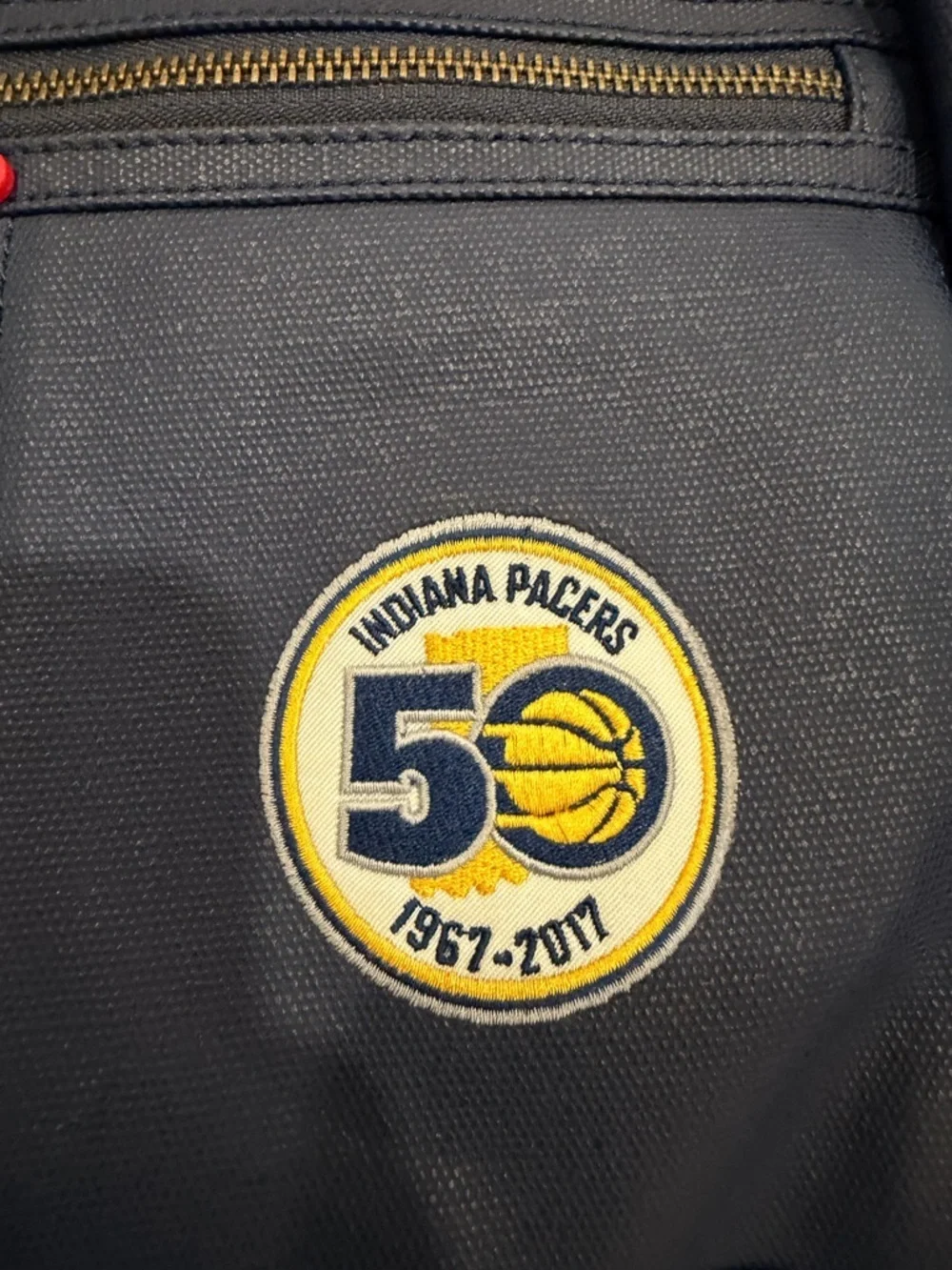 STATE Navy Blue Men's Backpack with Indiana Pacers 50th Patch